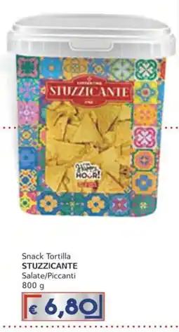 Italy Cash Snack Tortilla Stuzzicante Salate/Piccanti offerta