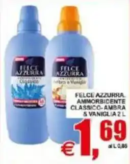 Pewex Felce Azzurra ammorbidente classico-ambra & vaniglia offerta