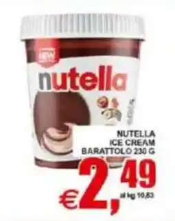 Pewex Nutella ice cream offerta