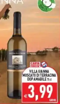 Pim Supermercati Villa Gianna Moscato di Terracina DOP Amabile offerta