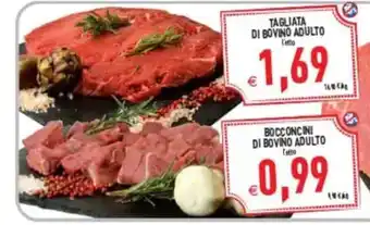 Pim Supermercati Tagliata di bovino adulto offerta