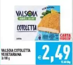 Pim Supermercati ValsOia Cotoletta Vegetariana offerta