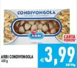Pim Supermercati Arbi condivongola offerta