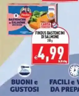 Pim Supermercati Findus bastoncini di salmone offerta