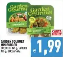 Pim Supermercati Garden Gourmet Miniburger offerta