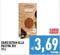 Pim Supermercati Ciabs Seitan alla Piastra Bio offerta