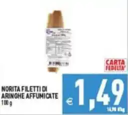Pim Supermercati Norita filetti di aringhe affumicate offerta