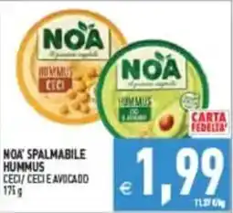 Pim Supermercati NOA' SPALMABILE HUMMUS offerta