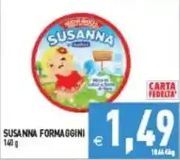 Pim Supermercati Susanna formaggini offerta