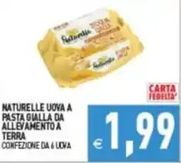Pim Supermercati Naturelle uova a pasta gialla da allevamento a terra offerta