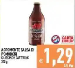Pim Supermercati Agromonte salsa di pomodori ciliegino / datterino offerta