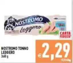 Pim Supermercati Nostromo tonno leggero offerta