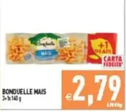 Pim Supermercati Bonduelle mais offerta
