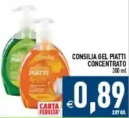 Pim Supermercati Consilia gel piatti concentrato offerta