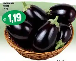 Il Castoro Supermercati melanzane tonde offerta