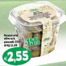 Il Castoro Supermercati Ficacci orto olive sch. piccanti offerta