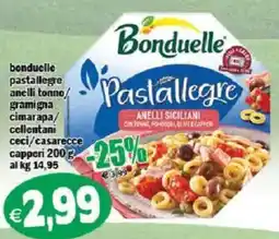 Il Castoro Supermercati Bonduelle Pastallegre Anelli Siciliani offerta