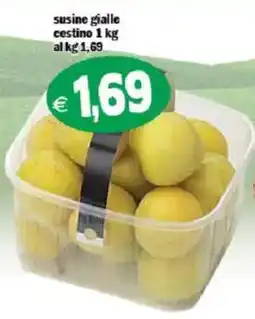 Il Castoro Supermercati Susine gialle offerta