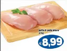 Il Castoro Supermercati petto di pollo intero offerta