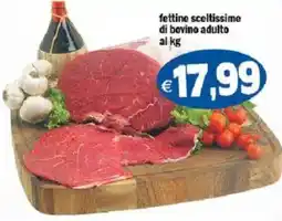 Il Castoro Supermercati fettine sceltissime di bovino adulto offerta