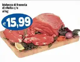 Il Castoro Supermercati bistecca di fracosta di vitella offerta