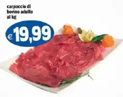 Il Castoro Supermercati Carpaccio di bovino adulto offerta