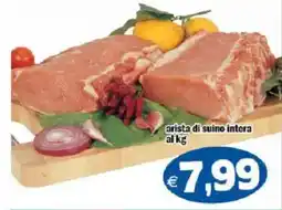 Il Castoro Supermercati arista di suino intera offerta