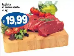 Il Castoro Supermercati tagliata di bovino adulto offerta