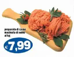 Il Castoro Supermercati Preparato di carne macinata di suino offerta