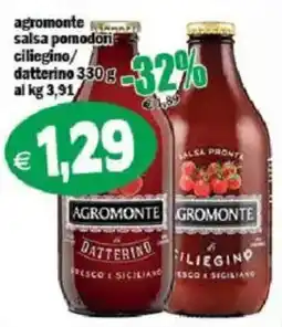 Il Castoro Supermercati Agromonte salsa pomodori ciliegino offerta