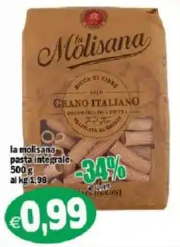 Il Castoro Supermercati la molisana pasta integrale offerta