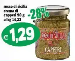 Il Castoro Supermercati Rosso di Sicilia crema di capperi offerta