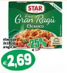 Il Castoro Supermercati Star il mio Gran Ragù Classico offerta
