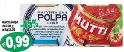 Il Castoro Supermercati Polpa Mutti offerta