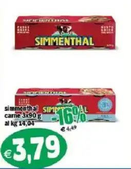 Il Castoro Supermercati Simmenthal carne offerta