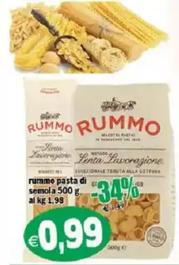 Il Castoro Supermercati Rummo pasta di semola offerta