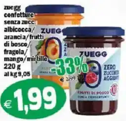 Il Castoro Supermercati Zuegg confetture senza zucchero offerta