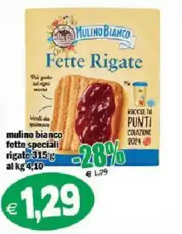 Il Castoro Supermercati Mulino Bianco Fette Rigate offerta