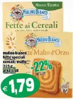 Il Castoro Supermercati Mulino Bianco Fette Malto d'Orzo offerta