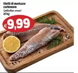 Il Castoro Supermercati filetti di merluzzo carbonaro offerta