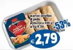 Il Castoro Supermercati Martini involtini di pollo primavera offerta