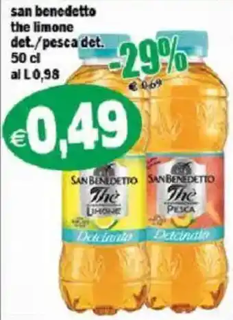 Il Castoro Supermercati San Benedetto The Limone offerta