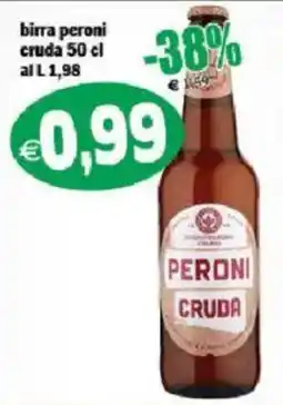 Il Castoro Supermercati birra peroni cruda offerta