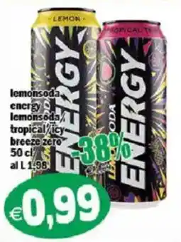 Il Castoro Supermercati lemonsoda energy offerta