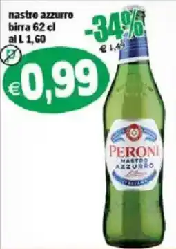 Il Castoro Supermercati Peroni Nastro Azzurro offerta