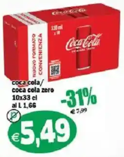 Il Castoro Supermercati Coca-Cola / Coca-Cola Zero offerta