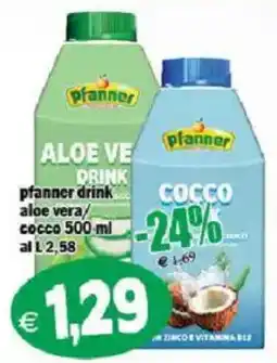 Il Castoro Supermercati Pfanner aloe vera/cocco offerta