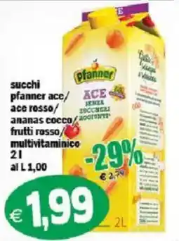 Il Castoro Supermercati Succhi pfanner ace offerta