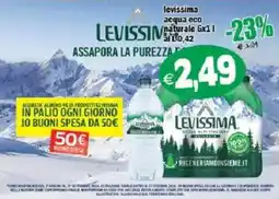 Il Castoro Supermercati Acqua eco naturale Levissima offerta