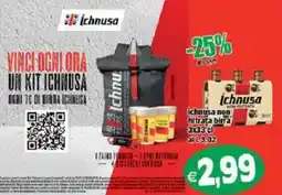 Il Castoro Supermercati Ichnusa non filtrata birra offerta
